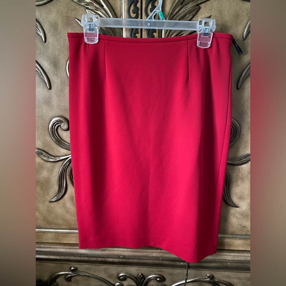 Beautiful red Calvin Klein skirt NWOT